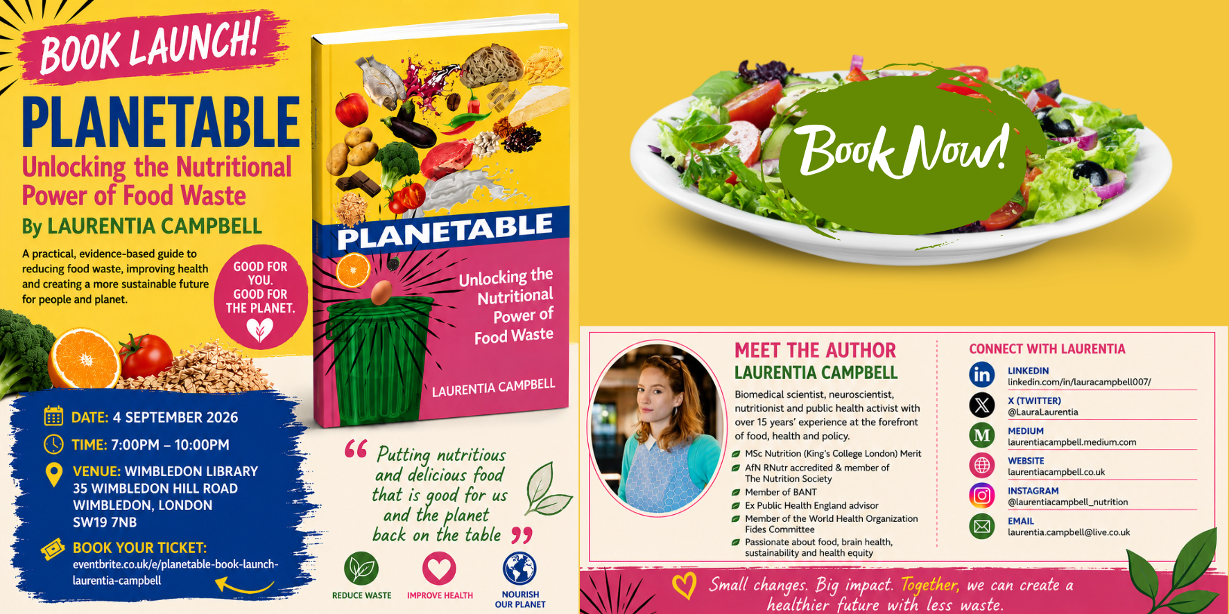 'Planetable' book launch Laurentia Campbell